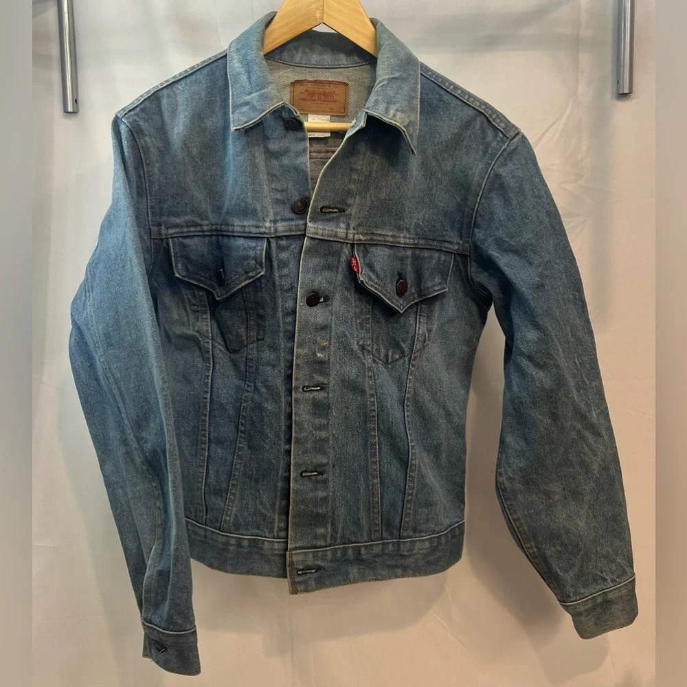 Vintage 70s/80s Levi’s Trucker Jacket, Type 3, Size 36; 70505 0217; Made in USA
